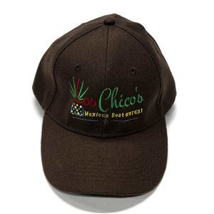 Chico's Mexican Restaurant Hat Wool Blend Adjustable‎ Cap Brown